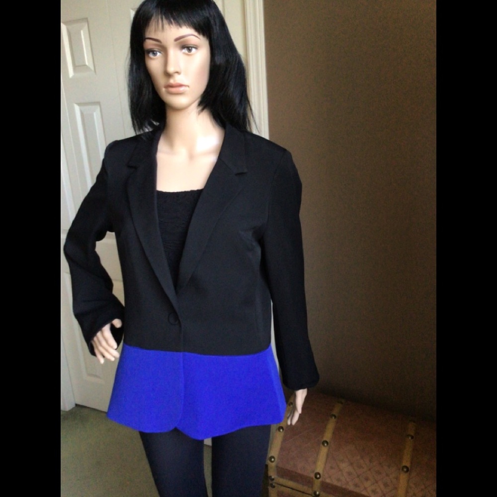 Black and Blue Block Daniel Rainn Blazer